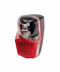 Trelock Duo LED-batteri-baglygte (LS 640 Duo Batt Sort | Batterier Inkluderet)