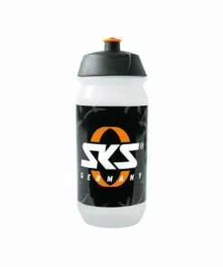 SKS Lille Vandflaske I Plast (500 Ml | Gennemsigtig Med SKS Logo)