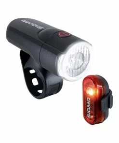 Sigma Aura 30 + Curve-lyssæt (sort / Rød)
