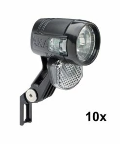 AXA Blueline 30E EBike Forlygte (sort)